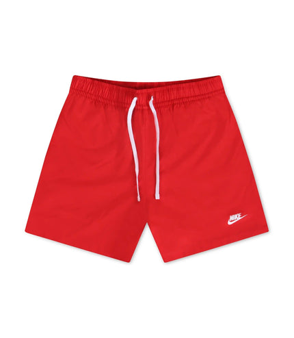 NIKE WOVEN LINED FLOW SHORTS - RED NIKE