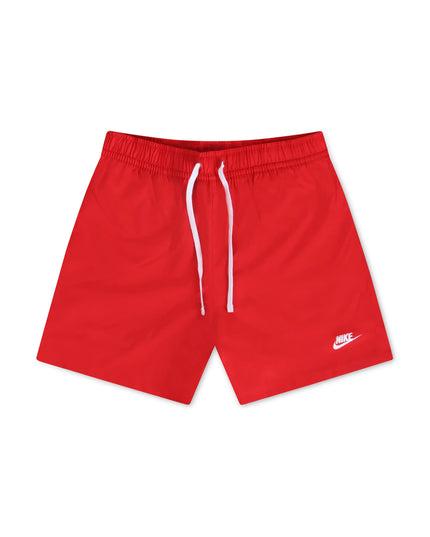 NIKE WOVEN LINED FLOW SHORTS - RED NIKE