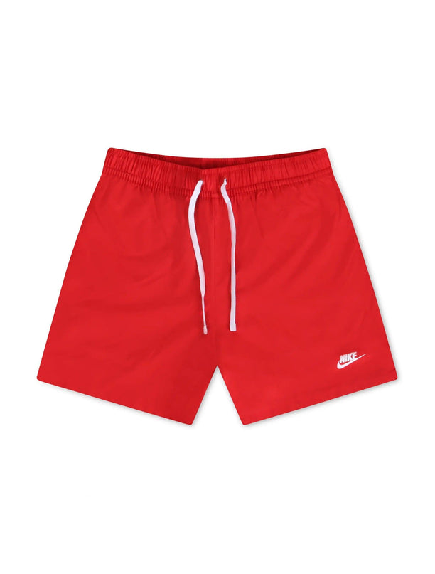 NIKE WOVEN LINED FLOW SHORTS - RED NIKE