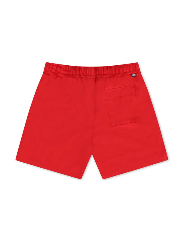 NIKE WOVEN LINED FLOW SHORTS - RED NIKE