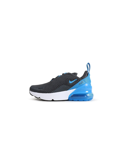 NIKE (PS)  AIR MAX 270 - BLACK/BLUE NIKE