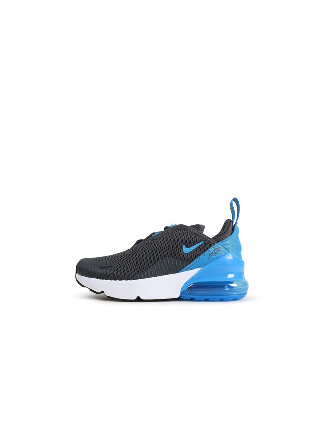 NIKE (PS)  AIR MAX 270 - BLACK/BLUE NIKE