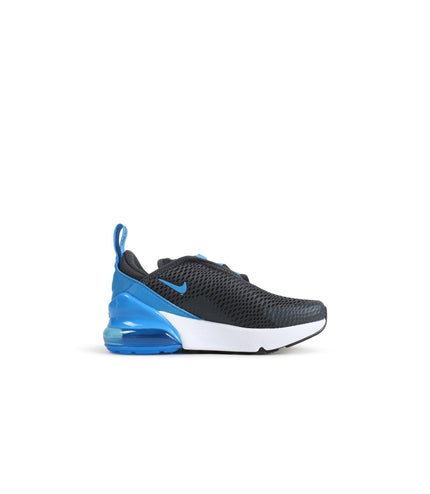 NIKE (PS)  AIR MAX 270 - BLACK/BLUE NIKE