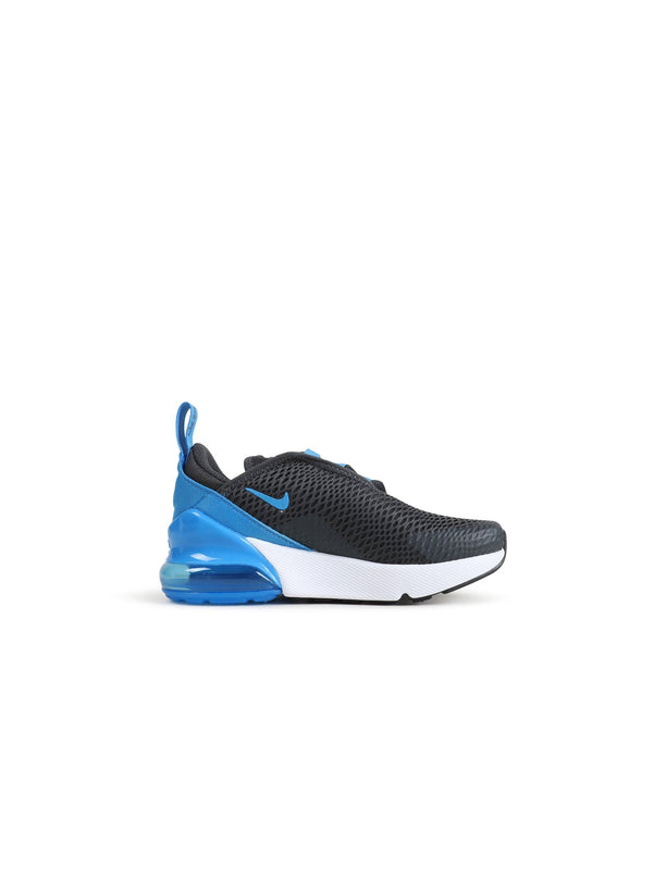 NIKE (PS)  AIR MAX 270 - BLACK/BLUE NIKE