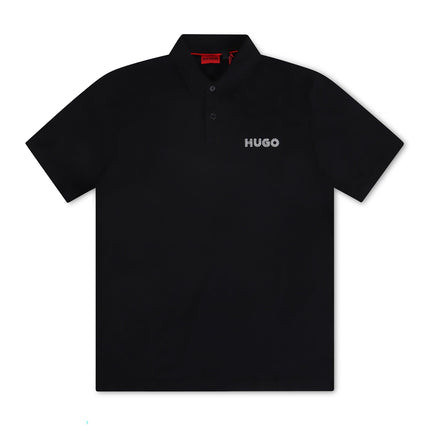 HUGO DROCHOLO REGULAR FIT POLO - BLACK HUGO