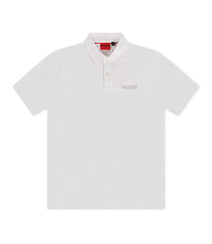 HUGO DROCHOLO REGULAR FIT POLO - CREAM HUGO