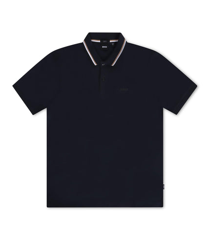 HUGO BOSS PENROSE SLIM FIT POLO - NAVY HUGO BOSS