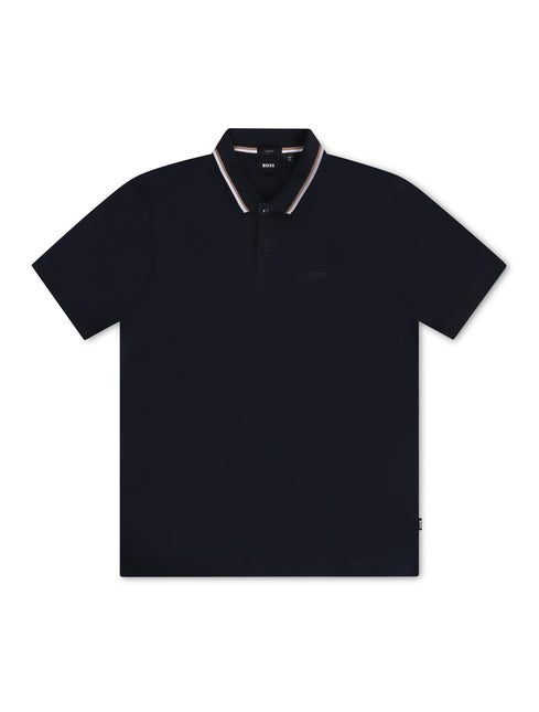 HUGO BOSS PENROSE SLIM FIT POLO - NAVY HUGO BOSS