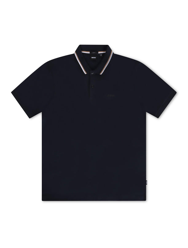 HUGO BOSS PENROSE SLIM FIT POLO - NAVY HUGO BOSS