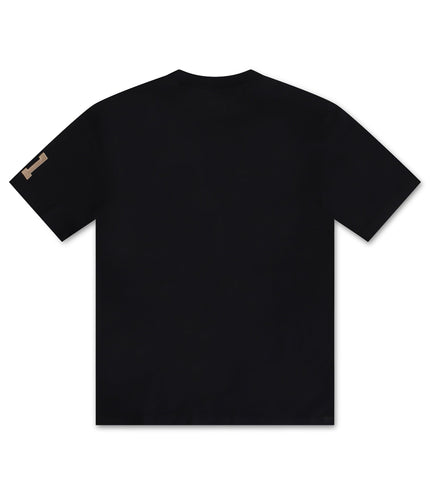 XLARGE BASEBALL TEE - BLACK XLARGE