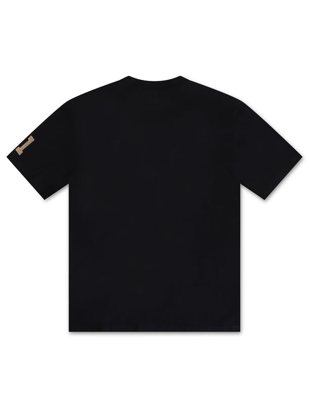 XLARGE BASEBALL TEE - BLACK XLARGE