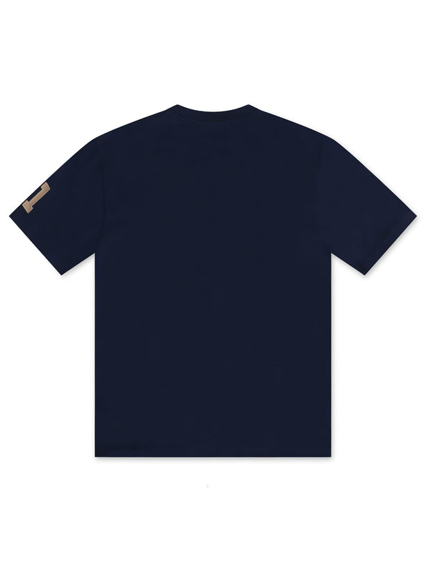 XLARGE BASEBALL TEE - NAVY XLARGE