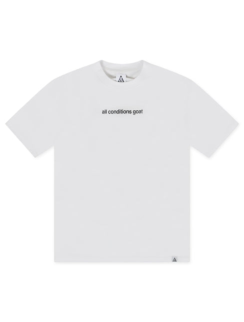 NIKE MENS OVERSIZED ACG GOAT TEE - WHITE NIKE