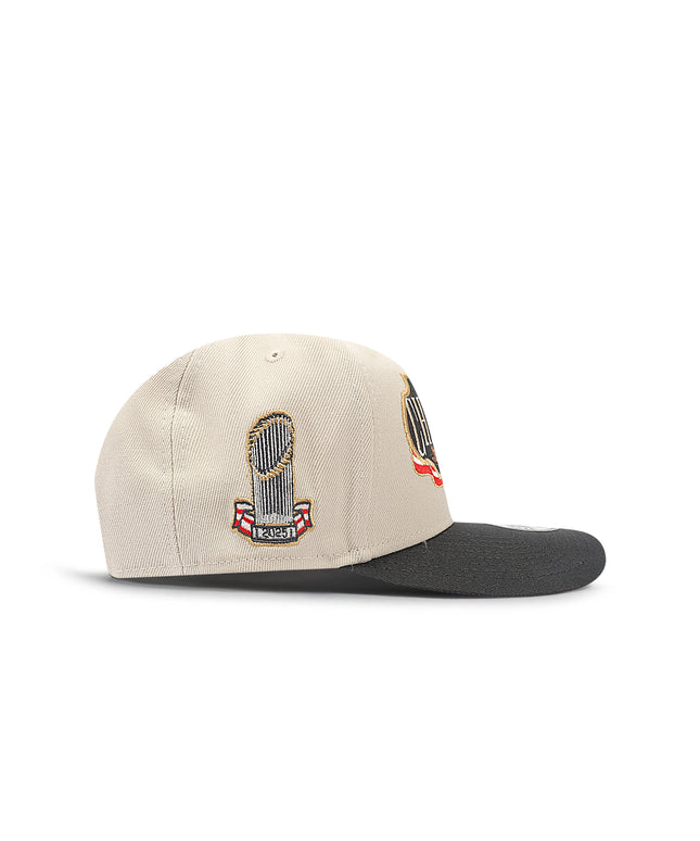 New Era Dodgers 940 World Series Champs Snapback - Cream/Charcoal