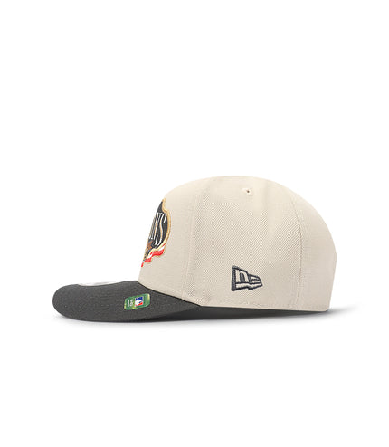 New Era Dodgers 940 World Series Champs Snapback - Cream/Charcoal