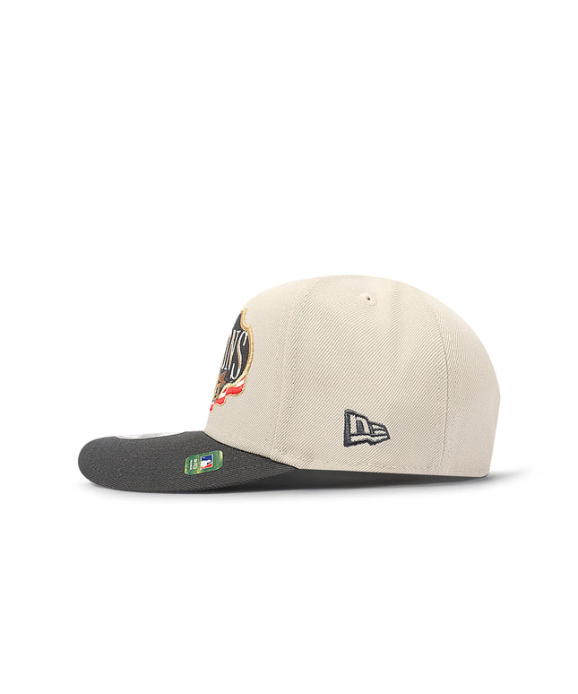 New Era Dodgers 940 World Series Champs Snapback - Cream/Charcoal