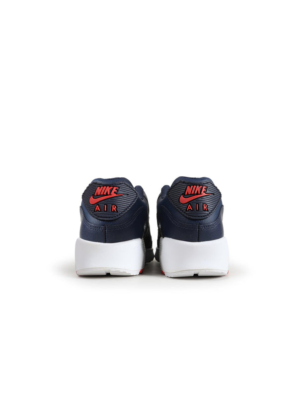 NIKE BIG KIDS AIR MAX 90 LTR - OBSIDIAN TRACK RED NIKE