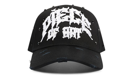 Piece Of Art Script Hat - Black