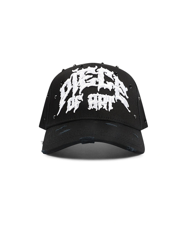 Sombrero de 3 estrellas, obra de arte, negro