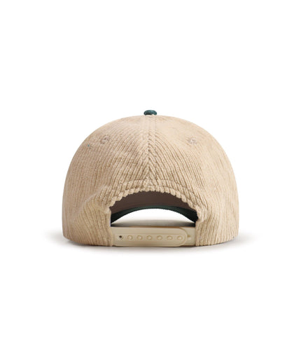 SUGARHILL CARRIER CORDUROY SNAPBACK - TAN/GREEN SUGARHILL