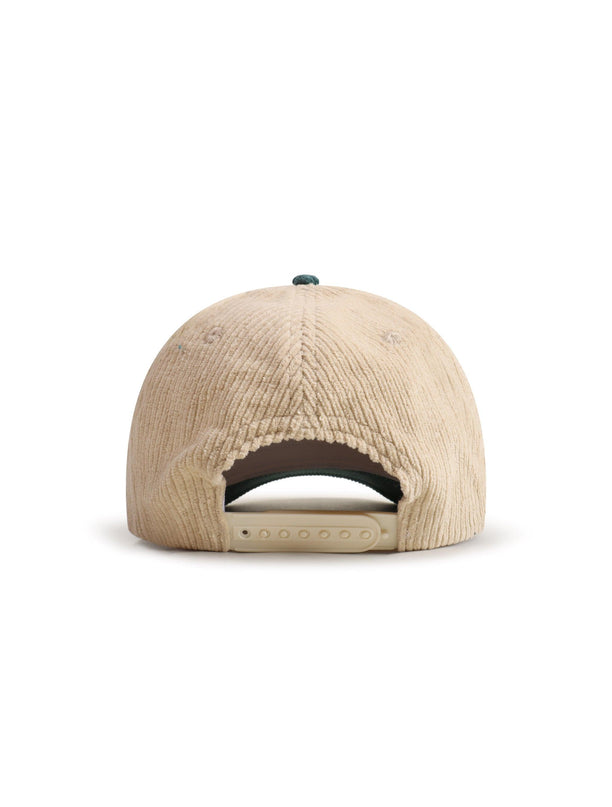 SUGARHILL CARRIER CORDUROY SNAPBACK - TAN/GREEN SUGARHILL