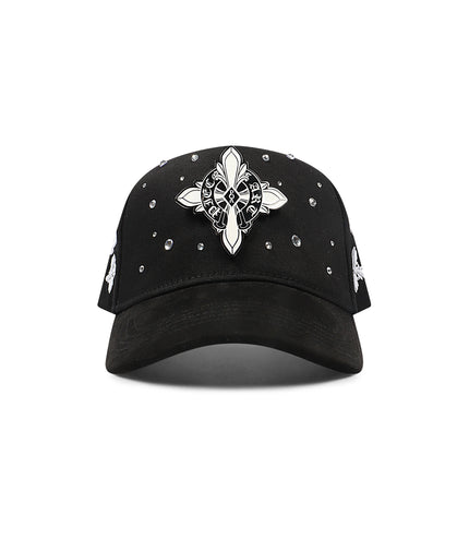 Sombrero de 3 estrellas, obra de arte, negro