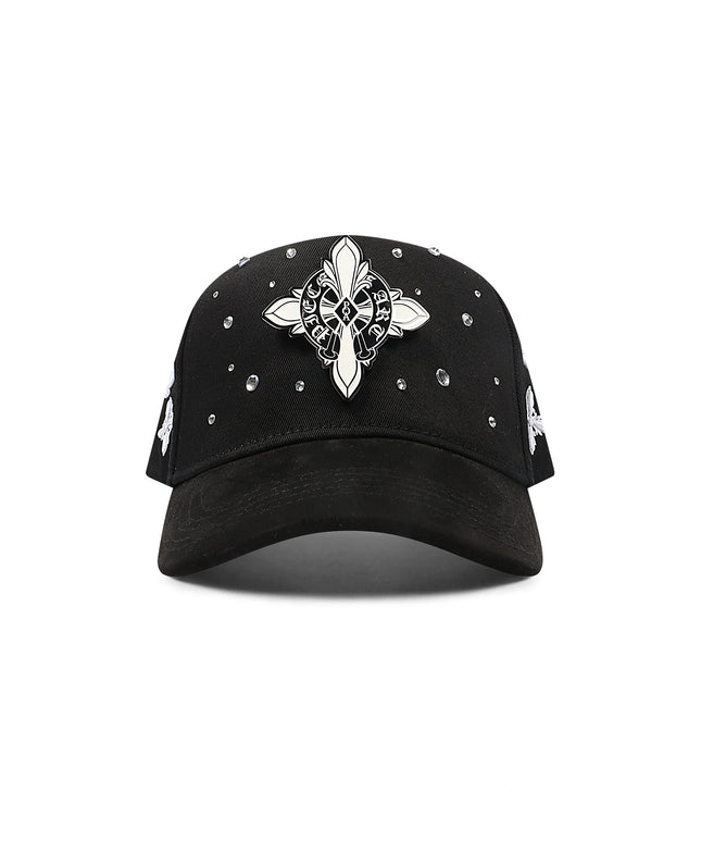 Sombrero de 3 estrellas, obra de arte, negro