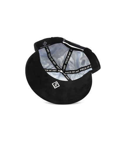 Sombrero de 3 estrellas, obra de arte, negro