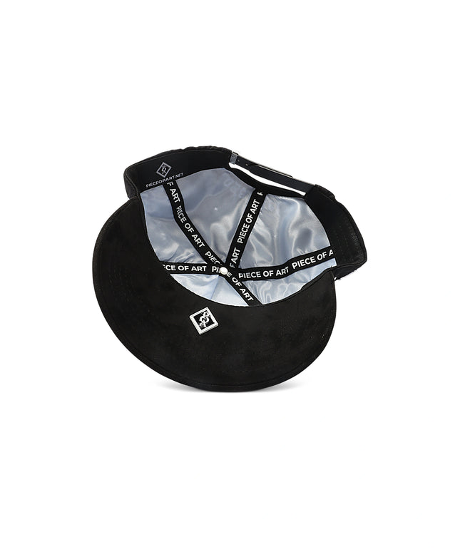 Sombrero de 3 estrellas, obra de arte, negro