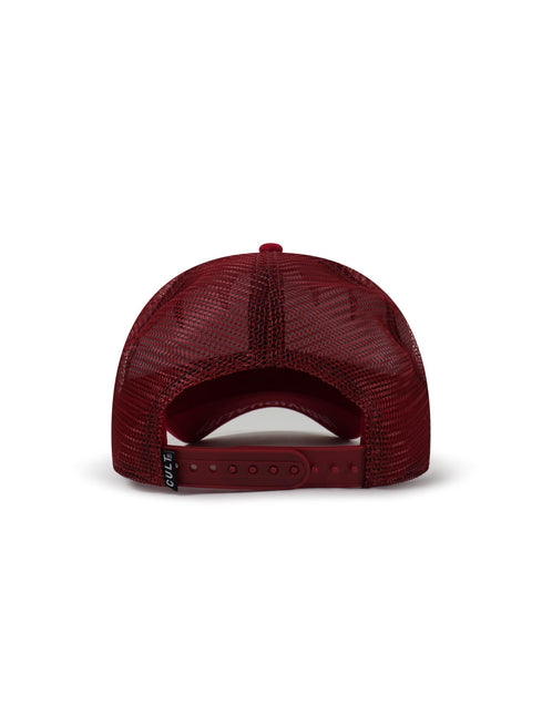 CULT OF INDIVIDUALITY CLEAN LOGO CURVED VISOR HAT - VINTAGE RED CULT OF INDIVIDUALITY