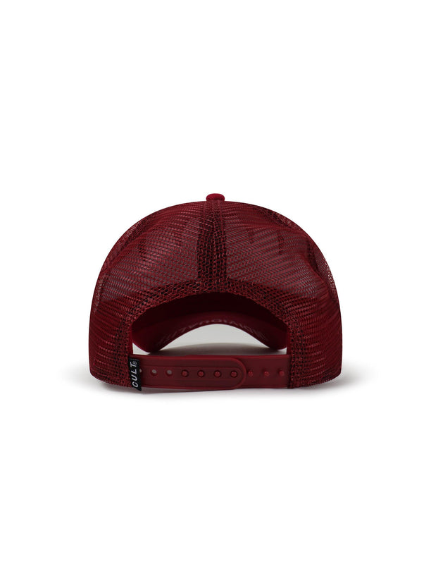 CULT OF INDIVIDUALITY CLEAN LOGO CURVED VISOR HAT - VINTAGE RED CULT OF INDIVIDUALITY