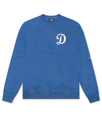 Pro Standard Dodgers Script Wingspan Crewneck - Blue