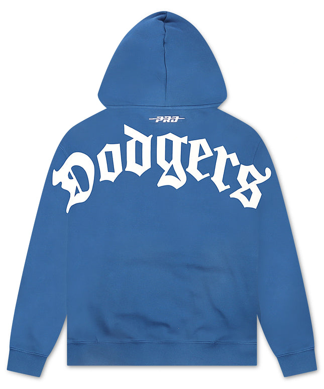 Pro Standard Dodgers Script Wingspan Hoodie - Blue