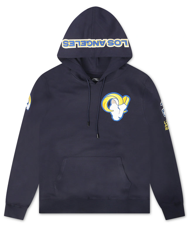 Pro Standard LA Rams Chenille Hoodie - Navy