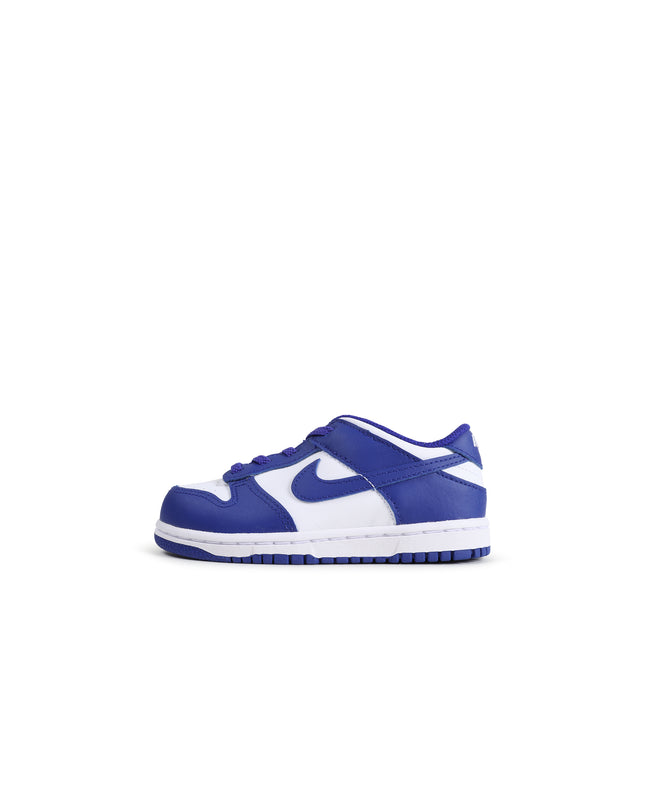 NIKE (PS) DUNK LOW - WHITE/CONCORD
