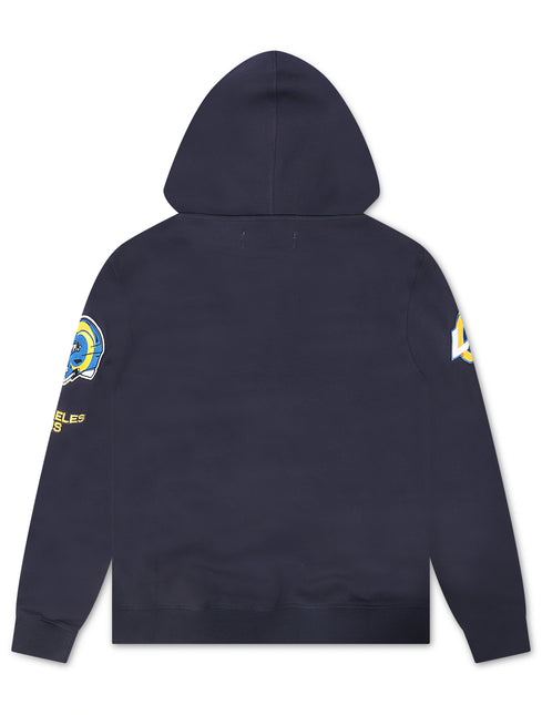 Pro Standard LA Rams Chenille Hoodie - Navy