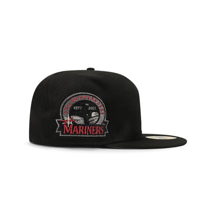 New Era 5950 Seattle Mariners 30th Anniversary Hat - Black/Red