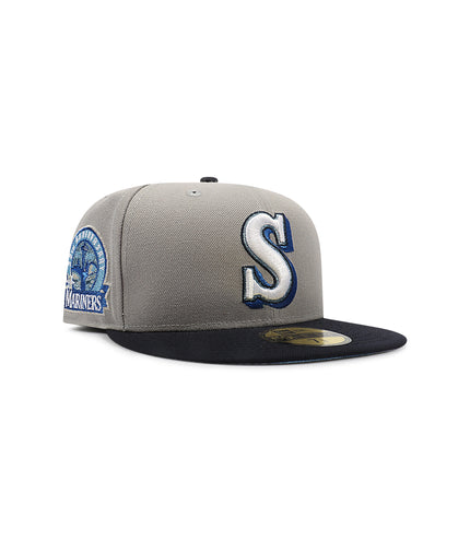 New Era 5950 Seattle Mariners 30th Anniversary Hat - Grey/Black