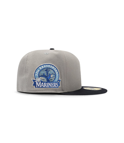 New Era 5950 Seattle Mariners 30th Anniversary Hat - Grey/Black