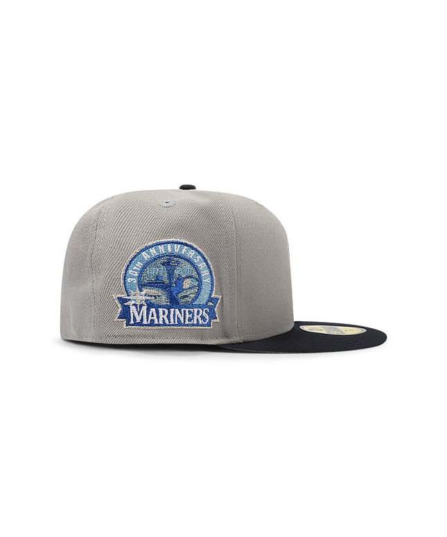 New Era 5950 Seattle Mariners 30th Anniversary Hat - Grey/Black