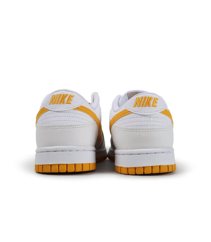 NIKE MENS NIKE DUNK LOW RETRO - WHITE/GOLD NIKE