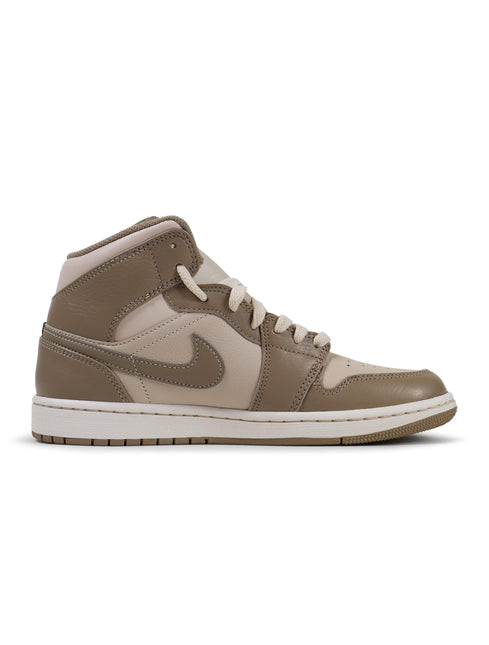 AIR JORDAN MENS 1 MID - LIGHT BROWN AIR JORDAN