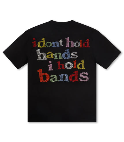 All Cash Hold Bands Rhinestone Tee - Multicolor