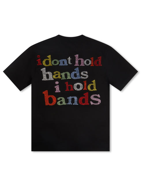 All Cash Hold Bands Rhinestone Tee - Multicolor