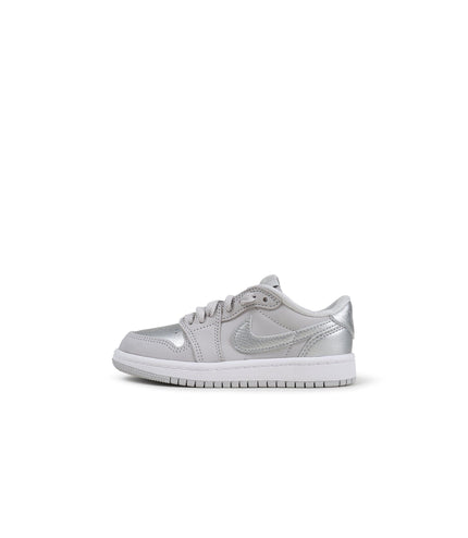 AIR JORDAN (PS) 1 RETRO LOW OG - METALLIC SILVER AIR JORDAN