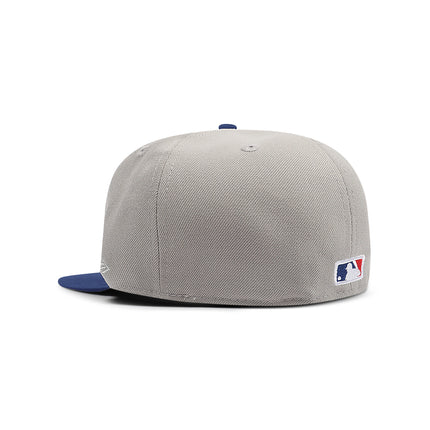 New Era 5950 Dodgers Champions Script Hat - Grey