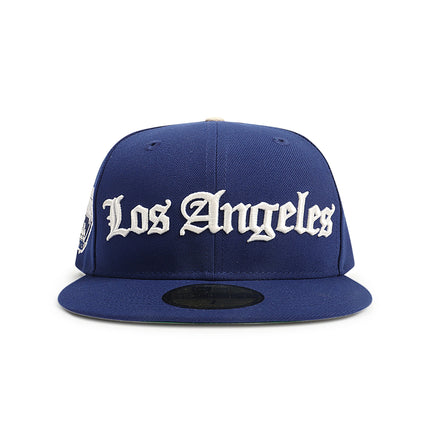 New Era 5950 Dodgers Champions Script Hat - Royal Blue