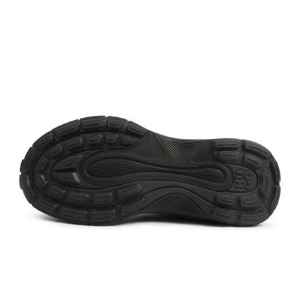 Hugo Boss Mens Trainers Leather Mesh - Black