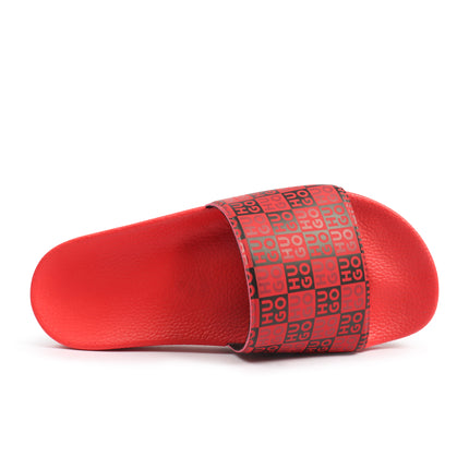 Hugo Timein Stacked Slide - Red