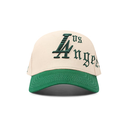 Reference Paradise LA Script Hat - Cream/Green